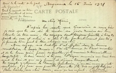 Nemours — O Castelo — Verso