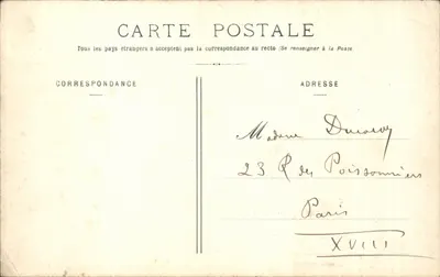 Moret-sur-Loing — De Brug en de Kerk — Anoniem uitgever, n° 506 — Achterkant