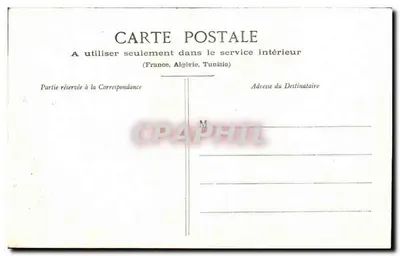 Larchant - A Rue do Vicariato — ruínas de uma torre gótica com letreiro de caça — Verso
