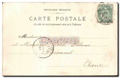 Étrepagny - Fábrica de Açúcar — Editor C. Motin — Verso