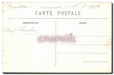 Marlotte — Długi Skalny — Szlak Belvederu Cicéri — L. C. — L. Cotin fot.-wyd. Moës — Rewers