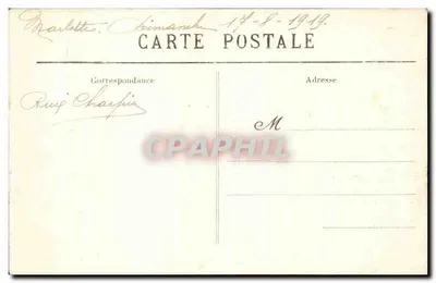 Marlotte — Le Long Rocher et Sentier de l'Enfer du Dante — L.C. n°242 — Rewers
