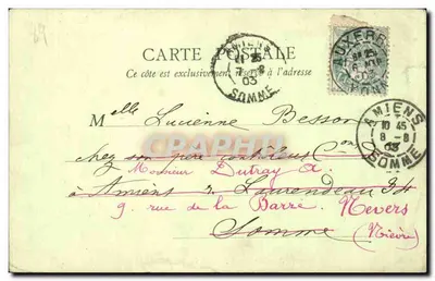 Auxerre — Liceum dla Dziewcząt — Y. Zoolelet — Rewers