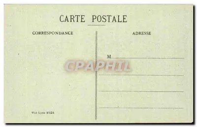 La Marne gebombardeerd — Oorlog 1914-1918 — uitgever Visé Lyon 1521 — Achterkant