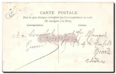 Os Cisnes no Jardim Massey — Tarbes (Altos-Pirineus) — PP. n°59 — Verso
