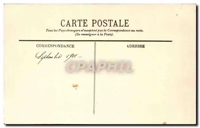 Biarritz — Le Kocher de la Vierge (Effet de Nuit) — LL. N°19 — Verso