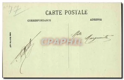 MELUN — Katedra św. Aspais — LL — Rewers