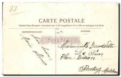 Moret-sur-Loing — Visão do Loing e do Viaduto — Paris, n°85 — Verso