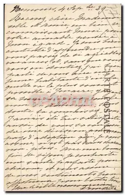 Nemours — Loing nad Perlhuis du Montigagnant — H. D. Nemours — Rewers