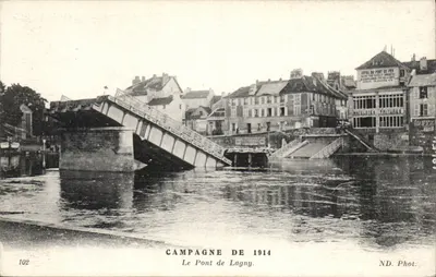 O Ponte de Lagny — Campanha de 1914 — ND. Fot. n°102