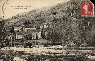 Floresta de Mervent — A Moinha de Gand — Edição P. Guillier, Fontenay-le-Comte
