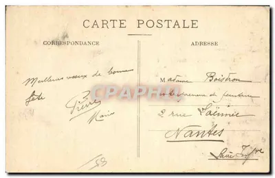Fontenay-le-Comte — Wejście do Hotelu Villeneuve-Esclapon — Wydawca: [nieokreślony] — Rewers