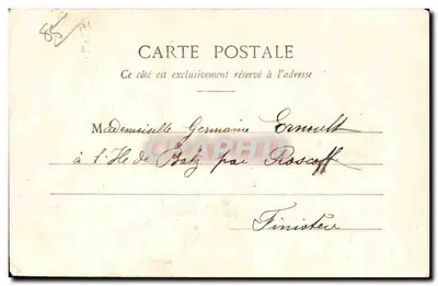 Les Sables-d'Olonne — Donna che maglia — G. J. de Saintes, N° 41 — Verso
