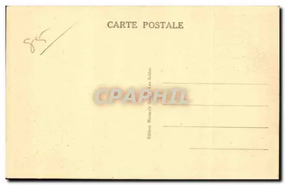 Les Sables-d'Olonne (Vendée) — Estudo de Cabeleiras — Verso