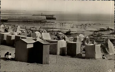 Croix-de-Vie — Um canto da Praia — F. Chapeau, Nantes