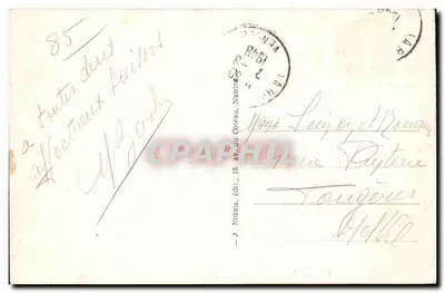 Wyspa Noirmoutier — Schron na Passage du Gois — J. Nozais, wyd., nr 644 — Rewers