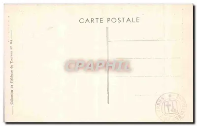 Saint-Philibert w Tournus — Dwie wieże z widoku z wschodu — Kolekcja Abbatii Tournus nr 144 — Rewers