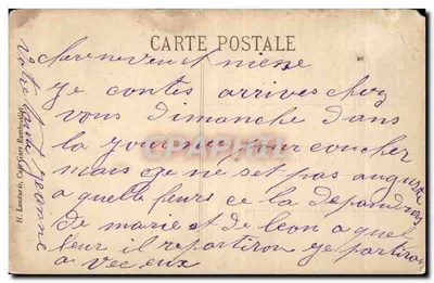 Rambouillet — Prospettiva del Castello (Lato Sud) — Platinotipia L. Paris — Verso