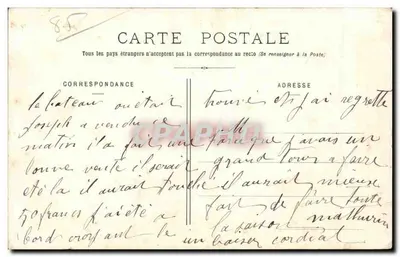 Les Sables-d'Olonne — Uma Sablaise sorridente em um ponte — Lucien Amaud, N° 1329 — Verso