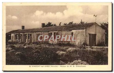 St-Vincent-sur-Jard (Vendée) - Dom pana G. Clémenceau