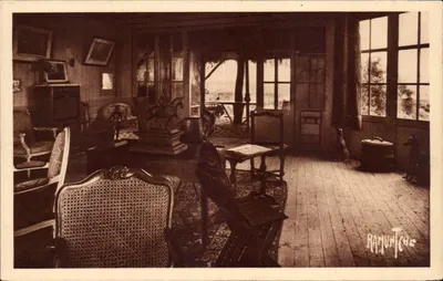 Interior de uma casa — vista da varanda — editor Rapunche