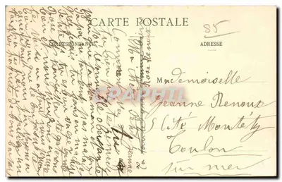 Kwiaty Pustkowi, podarowane przez małą Sablais — Lucien Amiaud, Les Sables-d'Olonne - N° 2469 — Rewers
