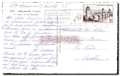 A Praia em Croix-de-Vie — Croix-de-Vie (Vendée) — JELY — Verso