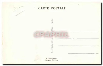 La Roche-sur-Yon — Praça Napoleão e Igreja São Luís — Gaby — Verso