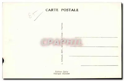 La Roche-sur-Yon — A Prefeitura e o Jardim — Saby — Verso