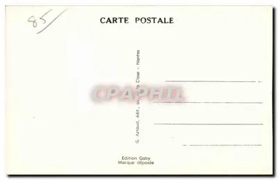 LA ROCHE-sur-YON — Plein Napoleón en Kerk van Sint-Louis — Gaby — Achterkant