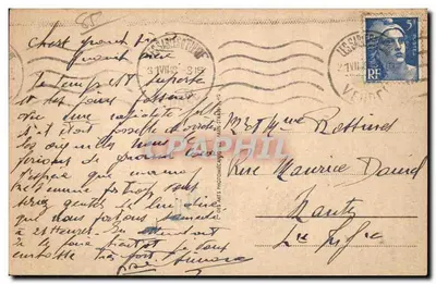 Les Sables d'Olonne — Sablaise — Sablinaise, n°153 — Verso