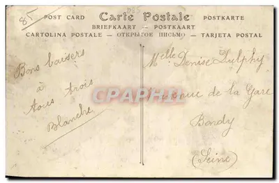 Les Sables-d'Olonne — A Praça do Minage — Azar de Remblai e Grand Bazar — Verso