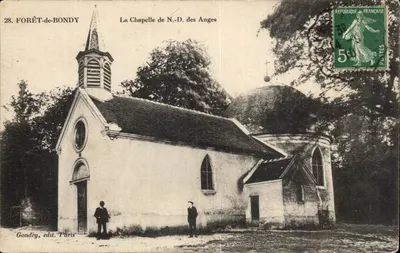 Forêt-de-Bondy — A Capela de N.-D. dos Anjos — Gondry, editor Paris