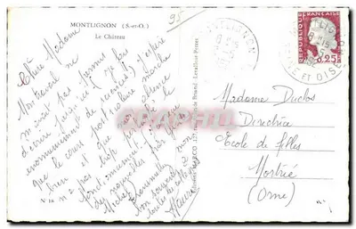 Montlignon (S.-et-O.) — Zamek — nr 18 — Rewers