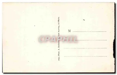 Le Mans — A Sarthe e os Quais — A. Dalbeau, n°7 — Verso