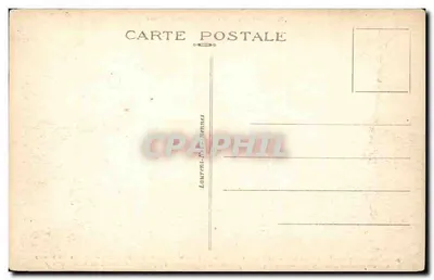Wyrównania Ménec — Carnac — wydawca Laurent, Rennes, nr 1196 — Rewers