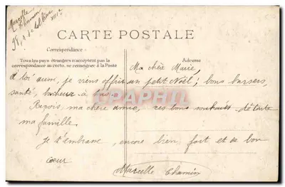 PARIS — Najświętsza Trójca (Fronton) — Wydawca C.E.D. nr 1 — Rewers