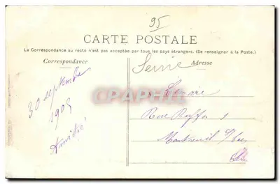 Engbien-les-Bains — Lago e Casinò — P. Marmuse, Parigi, n°15 — Verso