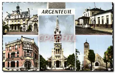 Argenteuil — vista panorâmica — Anjille Cartes, n° 9.286