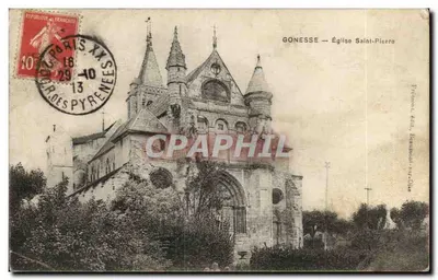 Gonesse — Igreja de São Pedro — editor Pétinon, Alli, Beaumont-sur-Oise