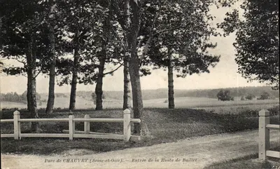 Paro de CHAUVRY (Seine-et-Oise) — Entrada da Estrada de Baillet