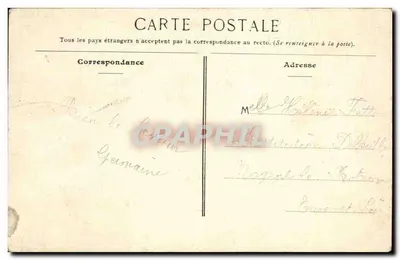 Verrières — Igreja — Vista Gobin, buralista, Verrières — Verso