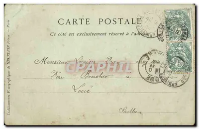 La Roche-Bernard — O Ponte Suspensa — Ed. E. Lury — Verso