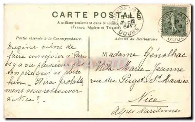 Montbéliard — Vista artística — C. L. B. V. D. — Verso
