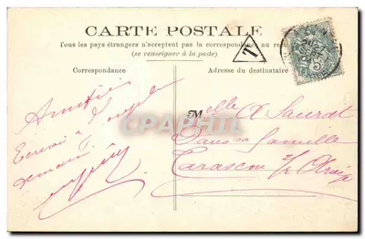Argentré (Mayenne) — Widok ogólny — Cuché Hamel-Jallier et Cie — Rewers