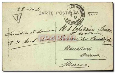 Tours (Loire-et-Cher) — O Novo Hotel de Ville — A.P. n°58 — Verso