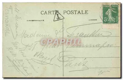 Stary Port - Przyjazd mascareta — Wydawnictwo A. Lefort, n°2 — Rewers