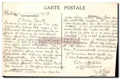 Pontivy — Vista geral, no primeiro plano, Bairro Clisson — editor Artain e Nozais, Nantes, n°32 — Verso