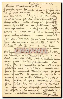 Torre da Cadeia — Paris — Edições de Arte Yvon — Verso