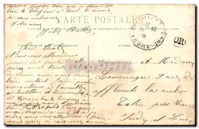 Młyn Suchej Rury — zimowy krajobraz — wydawca nieznany — Rewers